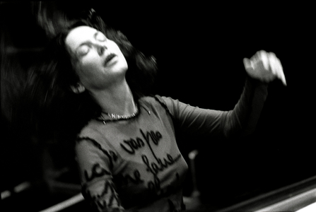 Portrait of Katia Labeque (born 1950), French pianist, Chambery, 2003.