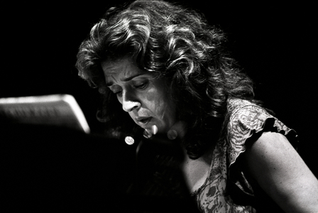 Portrait of Elena Bashkirova, Russian pianist, Chambery, 2003.