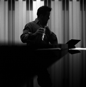 Portrait of Emmanuel Pahud (born 1970), Swiss flutist. Chambery, 2003.