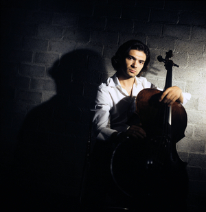 Portrait of Gautier Capucon (born 1981), French cellist. Chambery, August 2006.