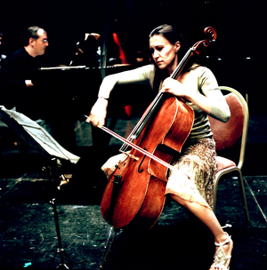 Portrait of Tatjana Vassilieva (born 1977), Russian cellist. Chambery, 2006.