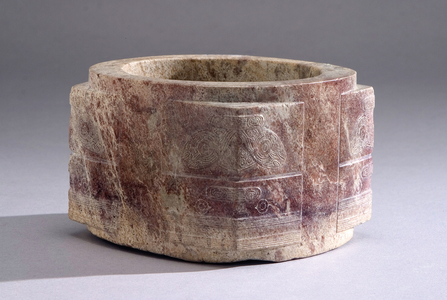 Cong Prismatic Cylinder, c.3300-2200 BC (jade)