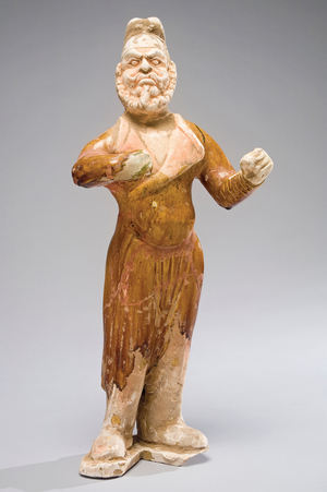 Foreign Groom, c.700-50 (glazed pottery)