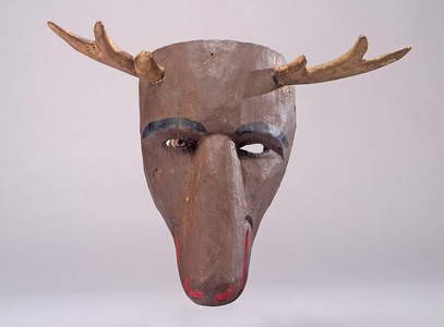 Face Mask, Guatemala, 20th century (wood, paint & plastic)