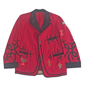 Coat, Quiche, Guatemala, early 20th century (cotton, silk & dye)