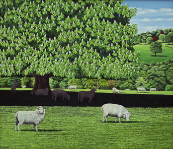 Dorset Parkland, 2007 (oil on canvas)