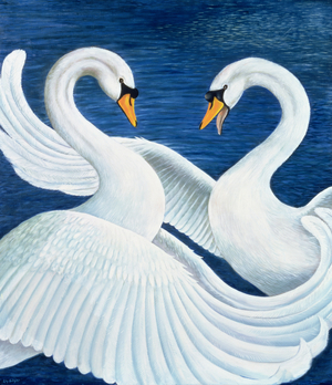 Ruffled Feathers, 1997 (oil on canvas)
