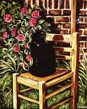 Black Cat on a Chair, 1983