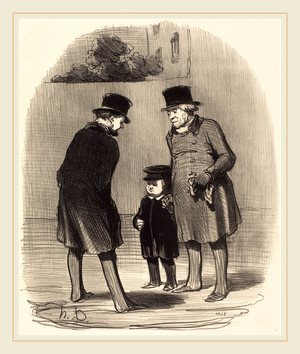 Honore Daumier (French, 1808-1879), Oui, monsieur Chapuzot, 1852, lithograph