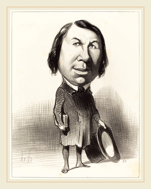 Honore Daumier (French, 1808-1879), Comte de Montalembert, 1849, lithograph