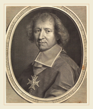 Robert Nanteuil, French (1623-1678), Francois de Harlay, 1673, engraving ©LisztCollection/Leemage