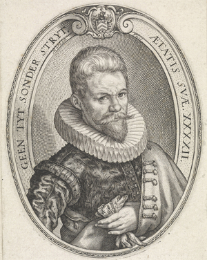 Portrait of a man at the age of 42, Jacob Matham, 1601 - 1605 ©LisztCollection/Leemage