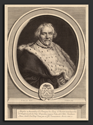 Gerard Edelinck after Jacob van Oost II (Flemish, 1640 - 1707), Remi Du Laury, probably 1679, engraving ©LisztCollection/Leemage