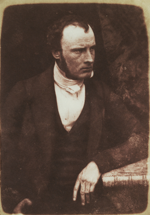 Rev Dr James McCosh; Hill & Adamson, Scottish, active 1843 - 1848; 1843 - 1847; Salted paper print from a Calotype negative; Image: 20.3 x 14.3 cm (8 x 5 5/8 in.), Mount: 37.5 x 26.8 cm (14 3/4 x 10 9/16 in.) -