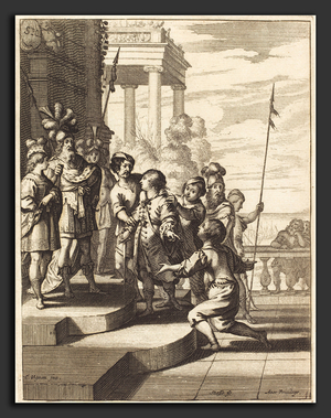 Abraham Bosse after Claude Vignon (French, 1602 - 1676), Illustration to Jean Desmarets' ""L'Ariane"", published 1639, etching and engraving