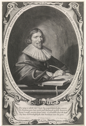 Portrait of Hendrik Meurs, Paulus Pontius, Joost van den Vondel, 1639 ©LisztCollection/Leemage