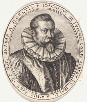 Portrait of Joachim de Buschere, secretary in the Council of Brabant, Johannes Wierix, 1603 ©LisztCollection/Leemage