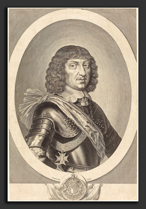 Portrait de Jean de Saint Bonnet de Toiras (1585-1636) commandant militaire - Michel Lasne (French, 1590 or before - 1667), Jean Saint Bonnet de Toiras, engraving on laid paper