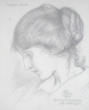 Head of a Girl, 1914 (pencil on paper)