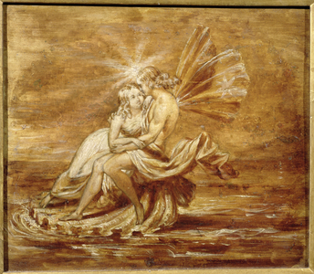 Fairies on a Shell (w/c)