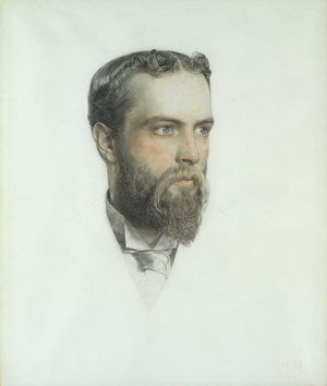 Head of a Man, 1904 (coloured chalks)