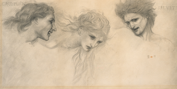 Crudelitas and Saevitia (Platinotype)