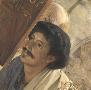 Charles Deschamps, with Henry Wallace Looking On, 1874 (w/c)