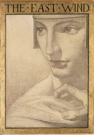 The Four Winds - The East Wind, 1903 (coloured chalks on paper)