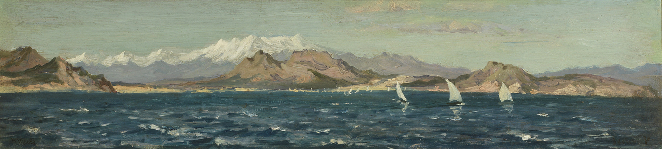The Gulf of Rosas (oil on board)
