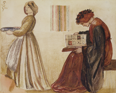 The Wedding of Sir Degrevaunt (pastel on paper)