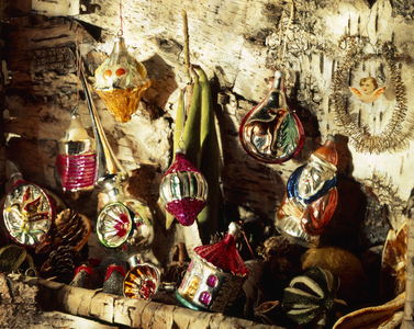 Still life: Christmas decorations.