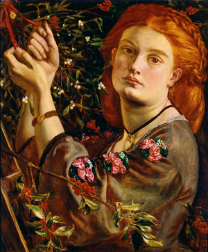 Hanging the Mistletoe, 1860 (panel)