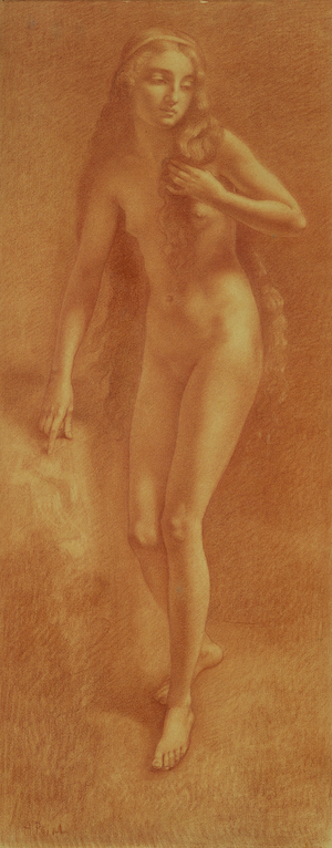 Female Nude (red chalk)