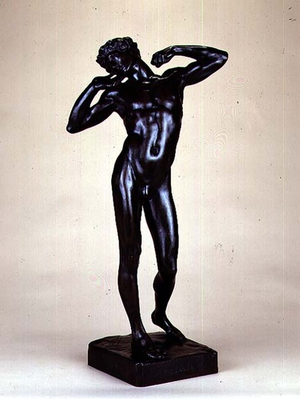The Sluggard, statue by Frederic, Lord Leighton (1830-96), 1890 (bronze)