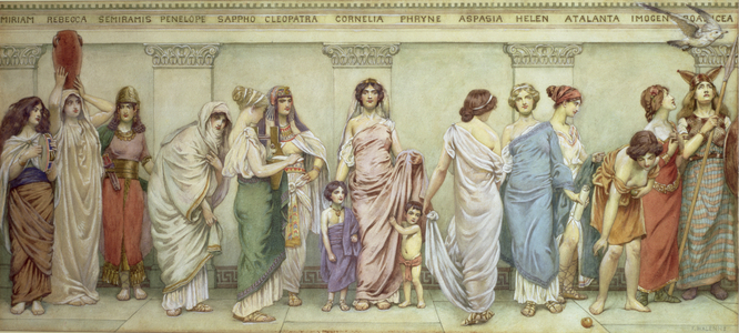 Great Women of Antiquity:Miriam, Rebecca, Semiramis, Penelope, Sappho, Cleopatra, Cornelia, Phryne, Aspasia, Helen, Atalanta, Imogen and Boadicea