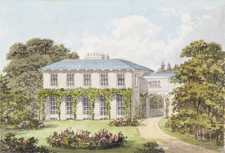 Design for the South Front of a House on Clapham Common for William Holme (watercolour)