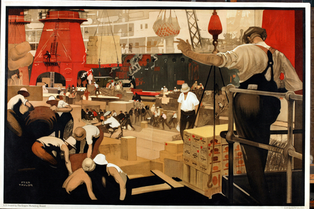 Untitled, from the series 'The Empire is Still Building', c.1927 (colour litho)