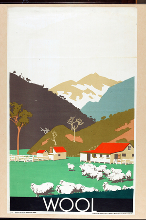 Wool, from the series 'Buy New Zealand Produce' [6319386] (lithograph)