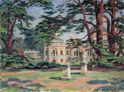 Chiswick House (oil on canvas)