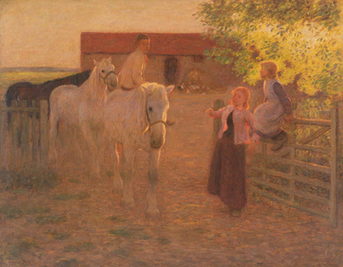 The Old Gate, c.1896 (oil on canvas)