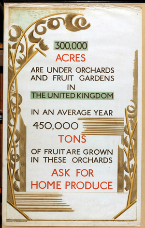 Home Produce, from the series 'Home Gardens for Home Markets' (lithograph)