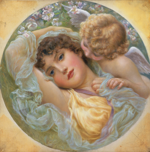 Love's Whispers, 1896 (oil on canvas)