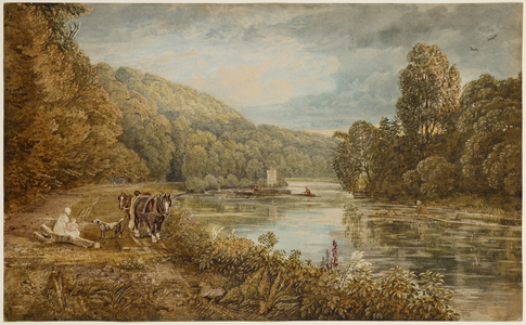 Cliveden Woods, c.1812 (w/c on paper)
