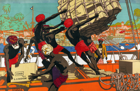 Colombo, Ceylon, from the series 'Our Trade with the East', 1930 (colour litho)