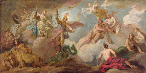 The Victory of Apollo, c.1716 (oil on canvas)
