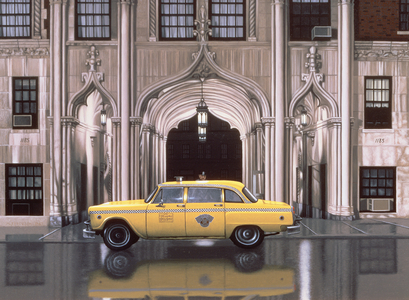 1185 Park Avenue, 1988 (oil on panel)