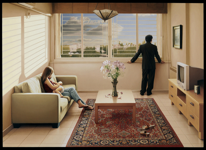 Interiors, 2009 (oil on panel)
