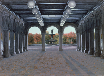 Autumn in New York I, 1986 (oil on panel)