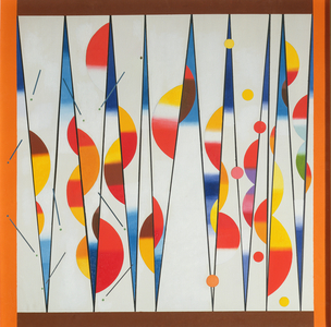 Celebration Sounds and Silences, 1984 (oil on canvas)