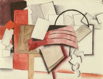 Still Life, 1918 (pen, ink & w/c on paper)